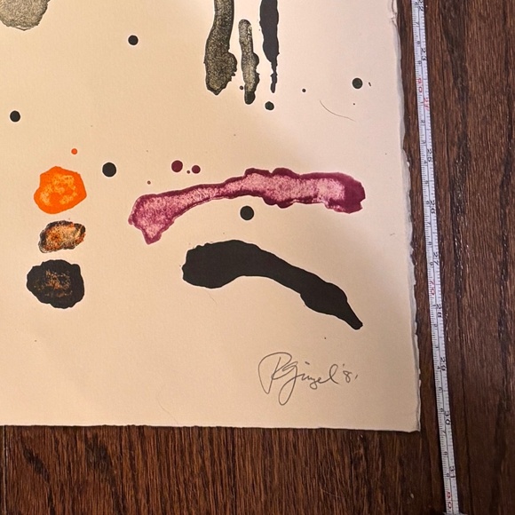 Roland Ginzel Lithograph "Untitled" TRUST 2 of 5 - 1981 - Picture 6 of 12